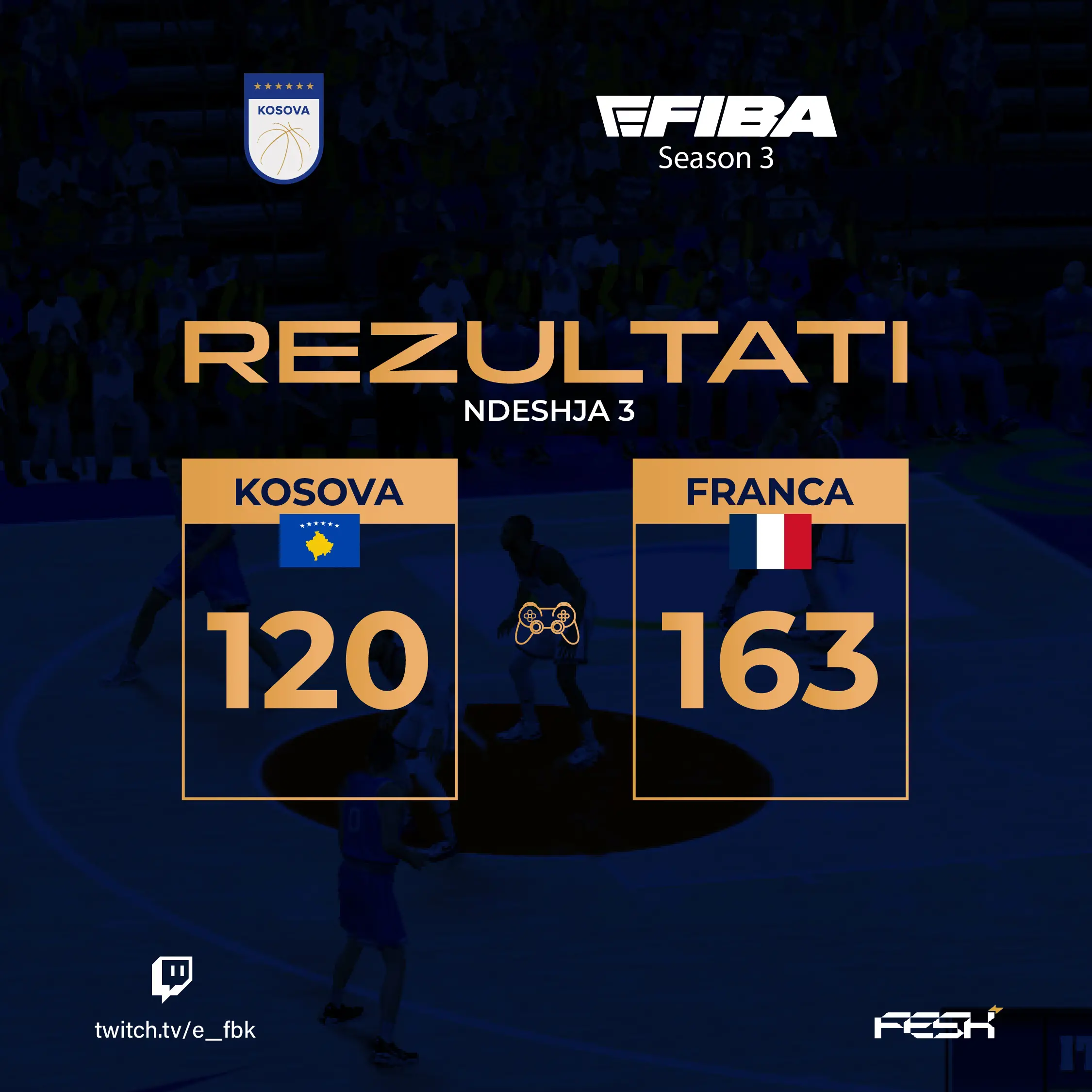 Kosova debuton në e-FIBA season 3